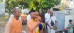 Acarya Prabhu, All India Padayatra leader, visits Maharashtra Padayatra
